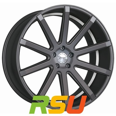 Corspeed Deville gunmetal / Undercut Color Trim weiss 9.5x19'' ET47 LK5 112 ML...