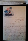 Civil War Letter - Observations from Visiting Washington/Senses a Battle at Hand