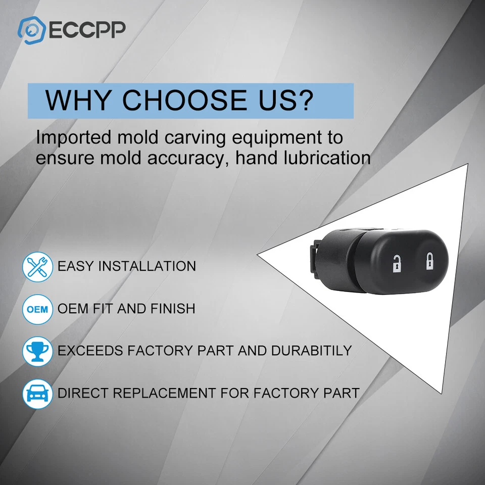 Interruptor de bloqueo de puerta eléctrico para Chevrolet Malibu 2008 2009 2010 lado del conductor delantero Foto 4 de 4