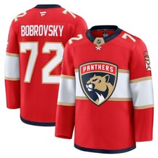 FLORIDA PANTHERS 72 NHL SERGIO BOBROVSKY JERSEY MENS SIZE L 52 