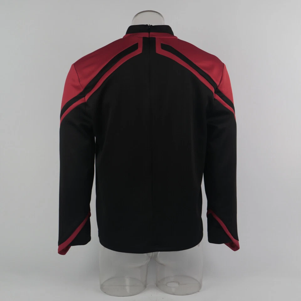 Camisas Almirante JL Picard Juegos con disfraces Hombre Flota Inicial Rojo Dorado Azul Hombres Top Uniforme Foto 3 de 4