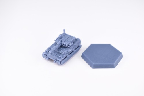 Murmidoni tank by Sir Mortimer Bombito, SMB. 6mm, 1/285 scale 3d print mini. - Picture 6 of 7