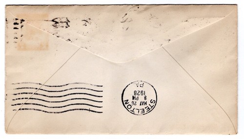 #645 Valley Forge 1928 FDC - Unofficial Camp Hill PA Flag - Picture 2 of 2