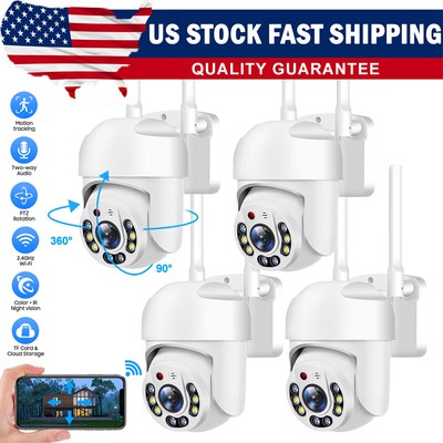 4PC YCC365 Plus WiFi Wireless Camera PTZ IP Smart Home Surveillance Security Cam