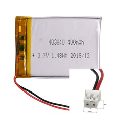 50Pcs Rechargeable 3.7V 450Mah 403040 Li-Polymer Li Lipo Battery Jst-Ph 2Pin 2.0