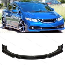 For Honda Civic Sedan Si 2013-2015 2014 9th Front Bumper Lip Splitter Spoiler Dp