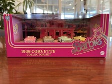 Barbie Hot Wheels Premium 1956 Convertible Set From Movie. Great Christmas Gift 