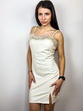 Sexy Women Sleeveless White Dress Cocktail Club Party Evening Club Wear One Size
