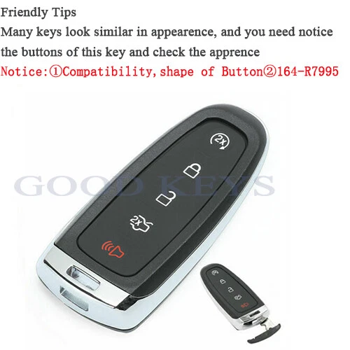164-R7995 для Ford Escape C-max 2013 2014 2015 2016 2017 умный дистанционный брелок 5B - Изображение 2 из 4
