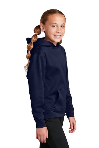 Sport-Tek YST244 Youth 100% Polyester Sport-Wick Fleece Hooded Pullover - Picture 36 of 45