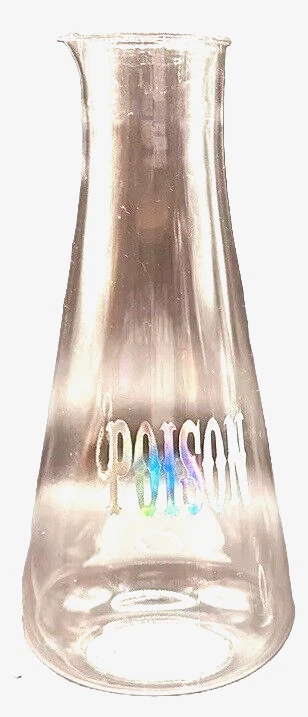 Хэллоуин прозрачный пластиковый яд стакан колба лаборатории зелье реквизит вечеринки декор - Изображение 2 из 4