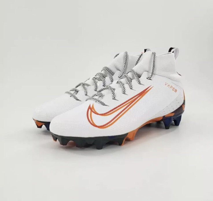 Nike Vapor Untouchable 3 Orange Camo Football Cleat Shoes  display picture 1