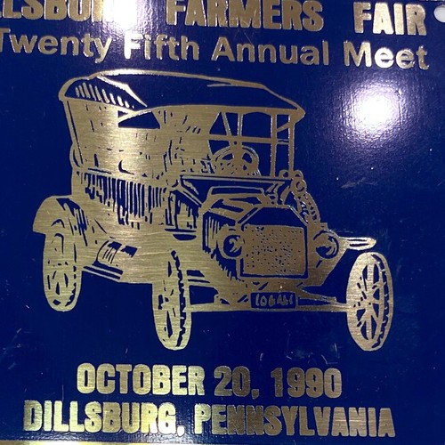 1990 Dillsburg Farmers Fair Car Auto Show 1915 Ford Pennsylvania Metal