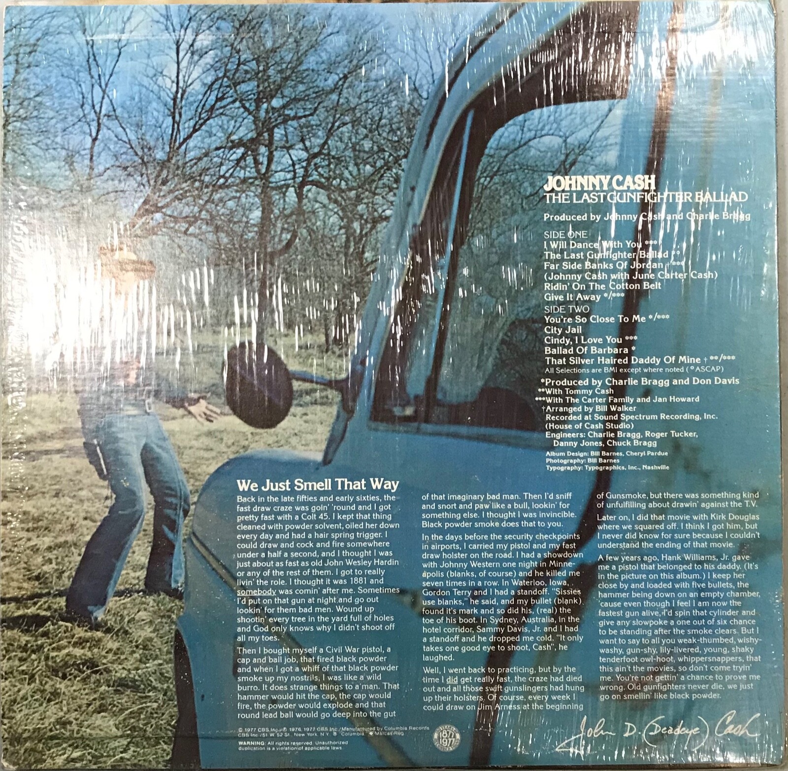 Johnny Cash The Last Gunfighter Ballad 1976 Columbia KC 34314 Stereo Vinyl  LP VG | eBay