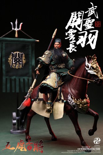 303TOYS 1/12 Soldado Tres Reinos Cinco Generales Tigre Hombre y Caballo Guerra Bandera - Imagen 9 de 66