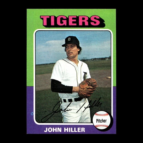 John Hiller 1975 Topps Detroit Tigers #415 GM R305