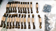 Cabinet and Drawer pulls 3" Centers Screws for every Cabinet thickness FREE Ship
