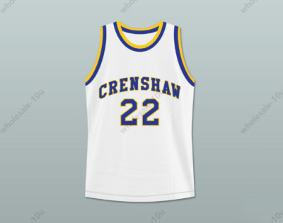 CUSTOM Omar Epps Quincy McCall 22 Crenshaw High School Basketball Stitched S-6XL