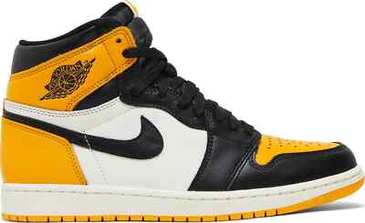 Size 7 - Jordan 1 Retro OG High Yellow Toe for sale online | eBay