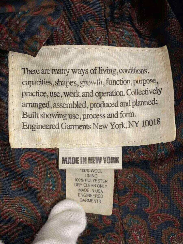 Engineered Garments tailored Jacket navy S Used - Image 4 of 4