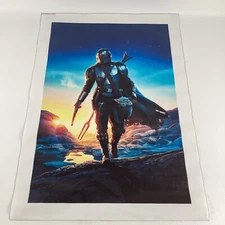 Star Wars The Mandalorian Wall Art Picture Canvas Print Grogu The Child 14"x20"