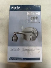 Style Selections 2 Light Vanity Bar 