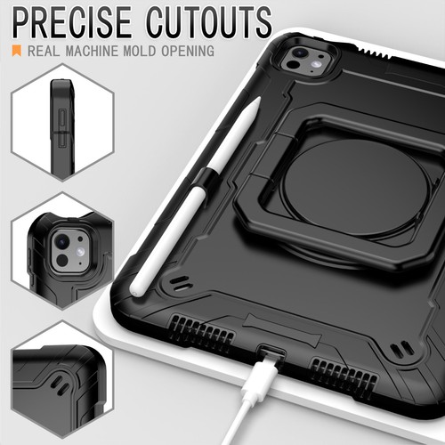 Case for iPad (A16) 11th 11 inch 2025/iPad 10th Gen Shockproof Stand Full Body - Picture 38 of 81