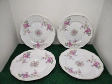Thomas R Rosenthal Germany Set of 4 Floral Salad plates China 7477 49