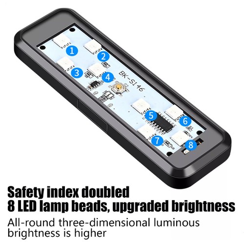 2-4 Magnet LED Auto Tür Licht Autotür Willkommen Lampe USB Lnduction Warnleuchte - Bild 23 von 27