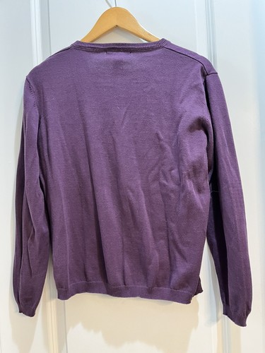 Eddie Bauer Womens Purple Buttons Cardigan Size XLarge Armpit To Armpit 21” - Imagen 5 de 5
