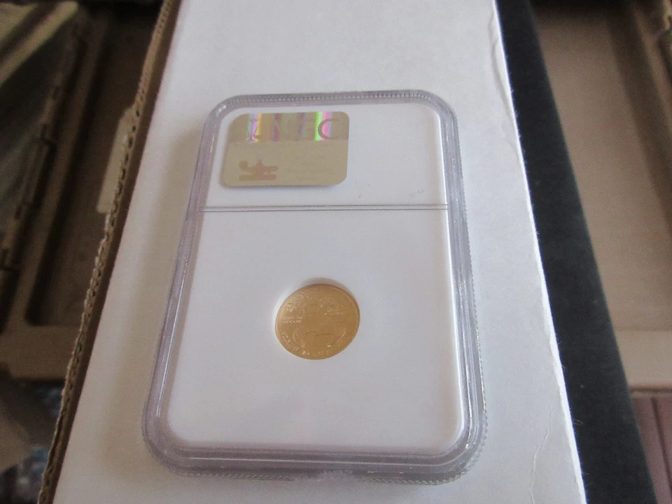 2003 , Eagle , G5$ , NGC , MS 69 , Tenth-Ounce Gold American Eagle - Image 2 of 2