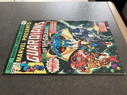 MARVEL PRESENTS 3 1ST GUARDIANS OF THE GALAXY SOLO BOOK 1976 GERBER MILGROM FINE - Picture 4 of 12