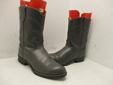 Bronco Gray Roper Cowboy Boots Youth Size 6 D Style 1511930 USA