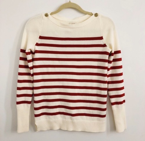 J.Crew Striped Sweater XXS | eBay