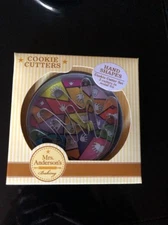 Mrs Anderson's Harold Baking Cookie Cutter,Hand,Shapes In Metal Tin Set 3 New