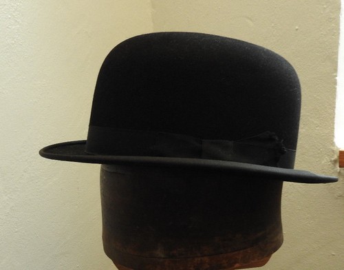 Black Bowler Hat By Dunn 