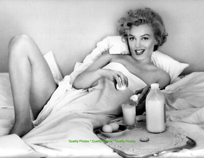 Marilyn Monroe Breakfast in Bed Photo Print Sensual