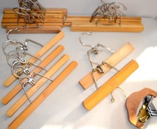 Lot of 15 Asst. Vintage Setwell/Harmony House  Unbranded Wood Hangers