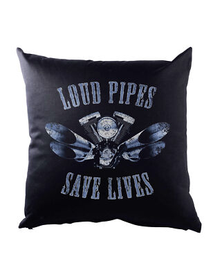 Loud Pipes Save Lives Dekokissen Live To Ride Biker Samcro Rocker Club Soa