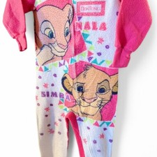 Disney Pajamas Children  s Size 6 Lion King Simba Nala Vintage 90  s