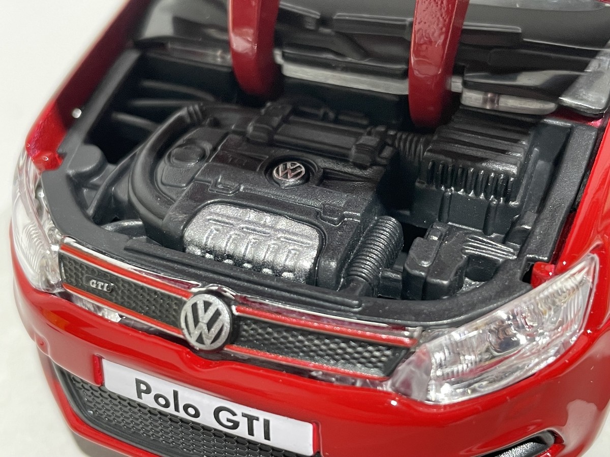 VW Polo MK5 GTI Red 1:24 Scale Model Car Toy Childs Kids