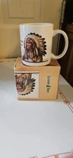 Leanin' Tree 12 Oz Gift Mug NEW OLD STOCK 1977 Vintage Artwork By Alfredo...