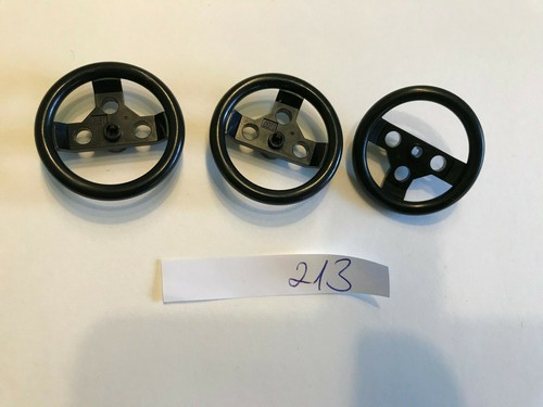 LEGO Technik 3 Lenkräder schwarz