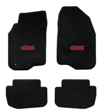 NEW 2005 - 2010 Pontiac G6 Black Carpet Floor Mats Embroidered Logo Choose Color