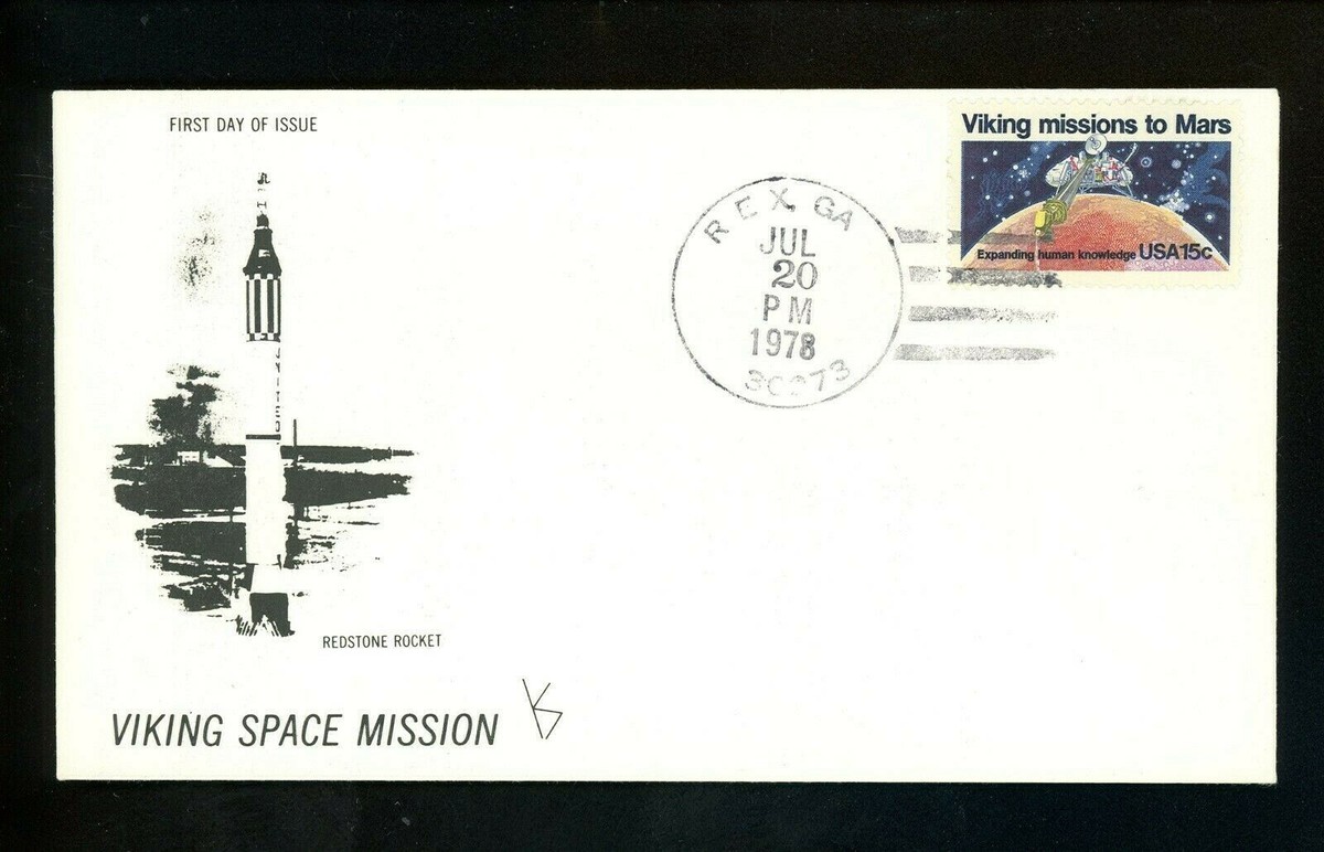 US FDC #1759 VKS 1978 Rex GA Viking Space Mission to Mars