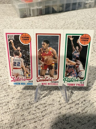 Kareem Abdul-Jabbar / Mike Mitchell / Terry Tyler #56 / 81 / 132 1980 Topps card
