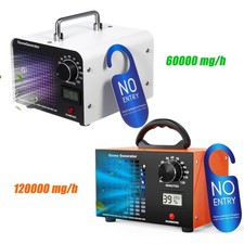 Ozongenerator 120000mg/h Ozongerät - 2-In-1 Ozon Luftreiniger,120-Minuten-Timer