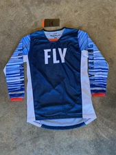 Fly Racing Youth Kinetic Mesh Jersey Red/White/Blue Youth Large | 376-334YL