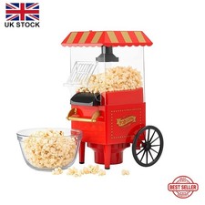 Popcorn Maker Machine Healthy Hot Air Popcorn Popper for Home