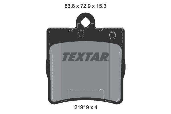 Textar Bremsbelagsatz, Scheibenbremse 2191901 FüR MERCEDES-BENZ-image